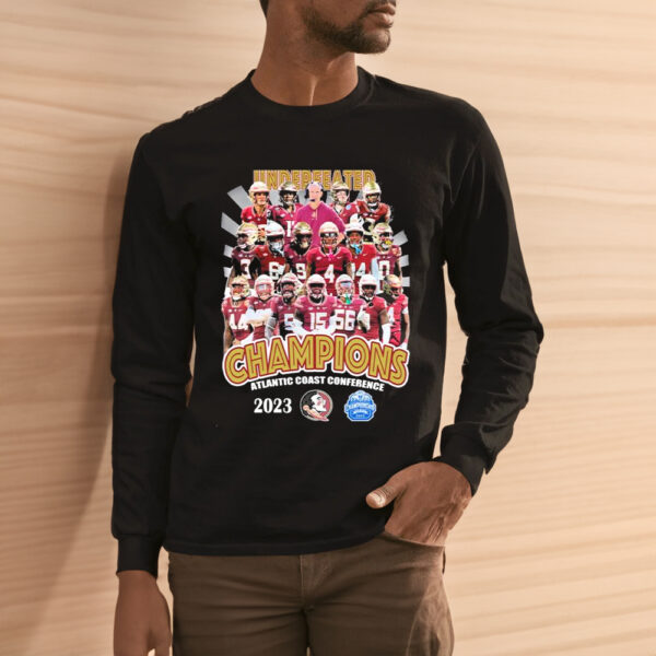 Undefeated Florida State Seminoles Team Champions ACC Football 2023 Shirt