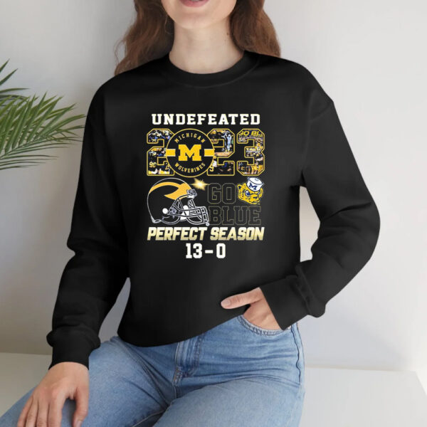 University Of Michigan Undefeated 2023 Go Blue Perfect Season 13-0 T-Shirts