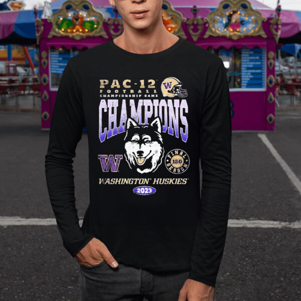 Washington Huskies 2023 Pac-12 Championship Game Champions Final Season 13-0 TShirt