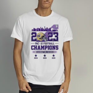 Washington Huskies 2023 Pac 12 Football Champions Shirt