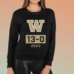 Washington Huskies Undefeated Season W 13-0 2023 T-Shirt