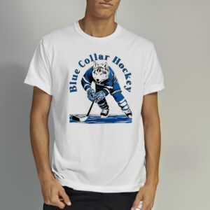 Wolf Blue Collar Hockey Shirt