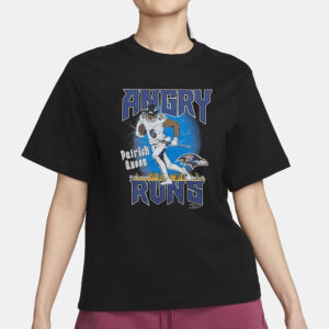 Angry Runs Ravens Patrick Queen T-Shirt3