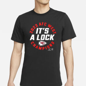 Chiefs It’s A Lock 2023 AFC West Champions T-Shirt