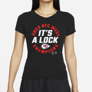 Chiefs It’s A Lock 2023 AFC West Champions T-Shirts