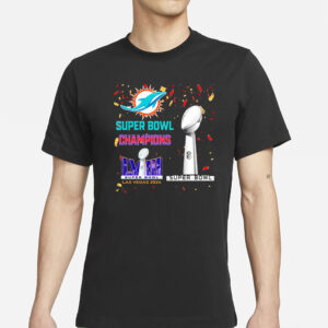 Dolphins Super Bowl Champions LVIII Las Vegas 2024 T-Shirt