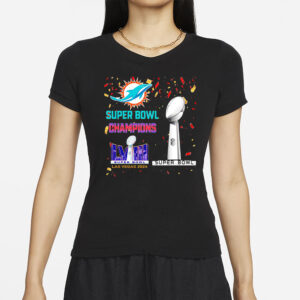 Dolphins Super Bowl Champions LVIII Las Vegas 2024 T-Shirts