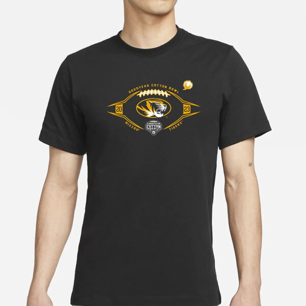 Goodyear Cotton Bowl 2023 Missouri Tigers T-Shirt