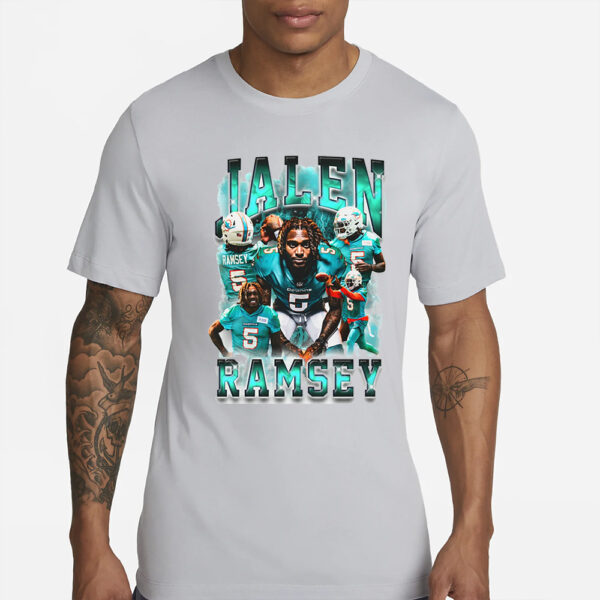 Jalen Ramsey Miami Dolphins Graphic T-Shirts