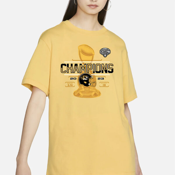 Missouri Tigers Good Year Cotton Bowl Champions 2023 T-Shirt2