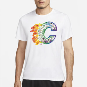 Rasmus Andersson Flames Pride Logo T-Shirt