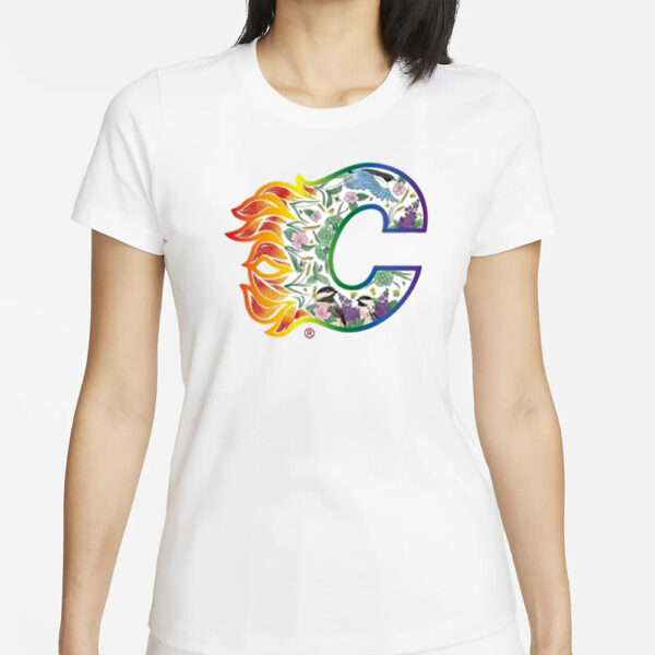 Rasmus Andersson Flames Pride Logo T-Shirts