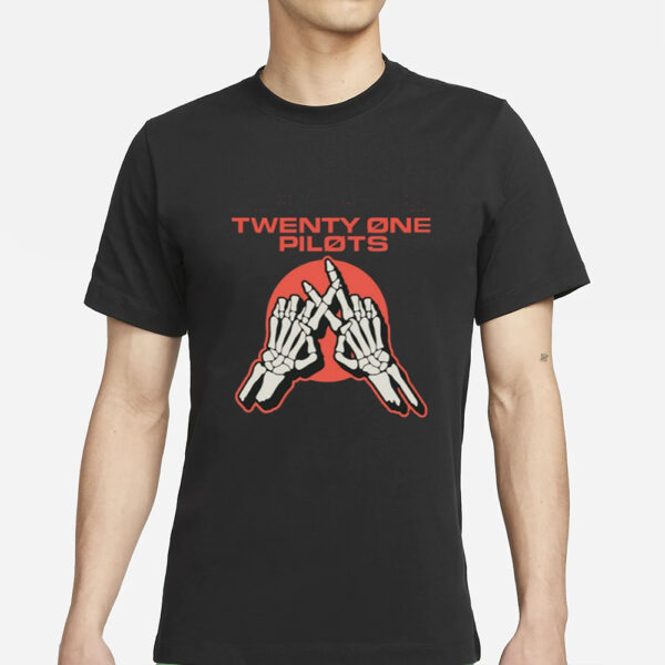 Twenty One Pilots Skeleton Hands T-Shirt