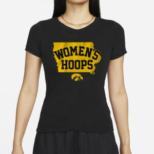 IOWA BASKETBALL WOMEN'S HOOPS T-SHIRT1