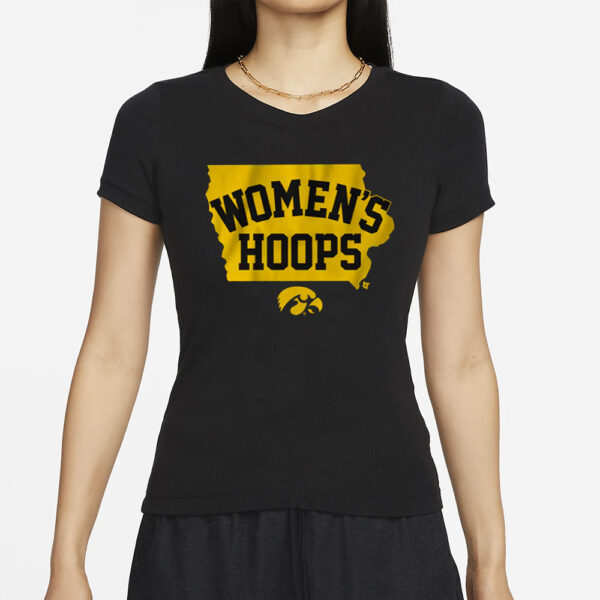 IOWA BASKETBALL WOMEN'S HOOPS T-SHIRT1