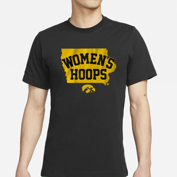 IOWA BASKETBALL WOMEN'S HOOPS T-SHIRT2