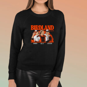 ADLEY RUTSCHMAN, GUNNAR HENDERSON, & JACKSON HOLLIDAY BIRDLAND T-SHIRT