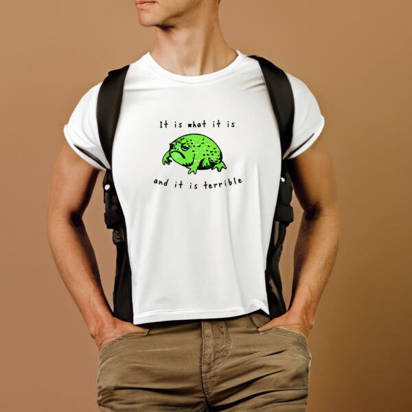 Frog It Is What It Is And It Is Terrible T-Shirt1