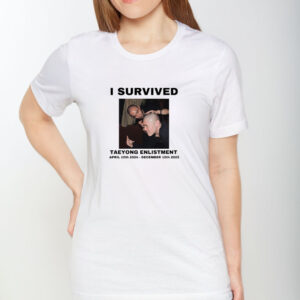 I Survived Taeyong Enlistment T-shirt1