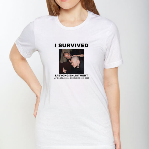 I Survived Taeyong Enlistment T-shirt1