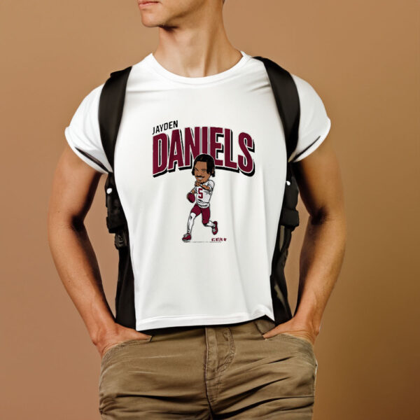 JAYDEN DANIELS CARICATURE T-SHIRT1