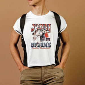 Johni Broome Graphic Auburn Basketball Player Images T-shirt1