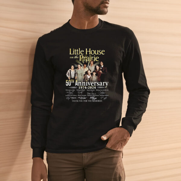 Little House on the Prairie 50th Anniversary 1974-2024 Signature T-Shirt3