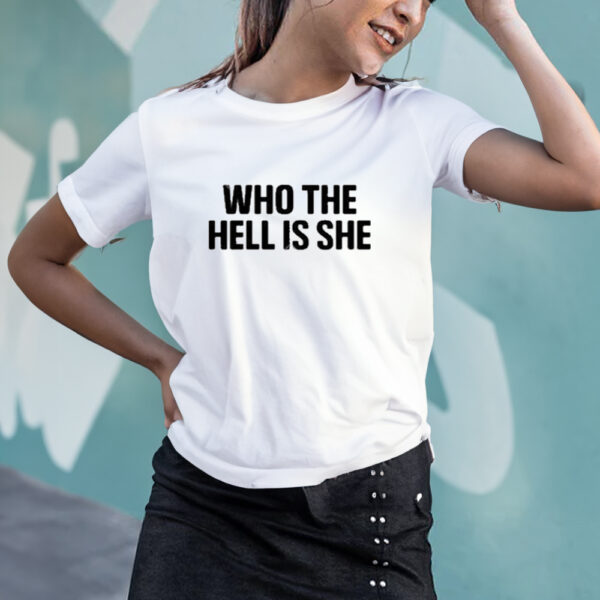 Nessa Barrett Who The Hell Is She T-Shirt4