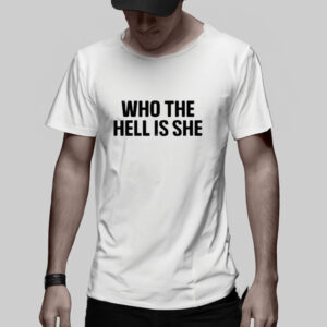 Nessa Barrett Who The Hell Is She T-Shirt5