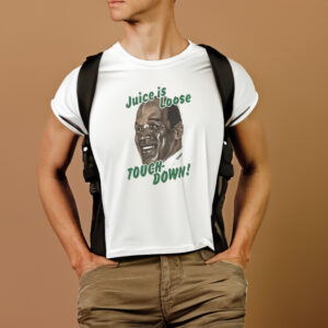 OJ Simpson Juice Is Loose Touch Down T-Shirt1