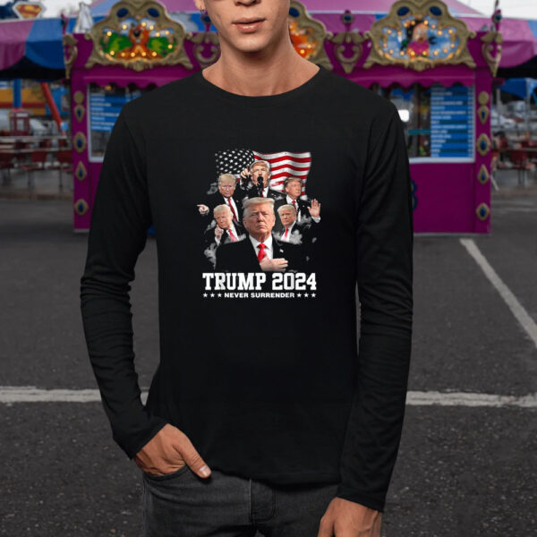 President Donald J Trump 2024 Never Surrender T-Shirt4