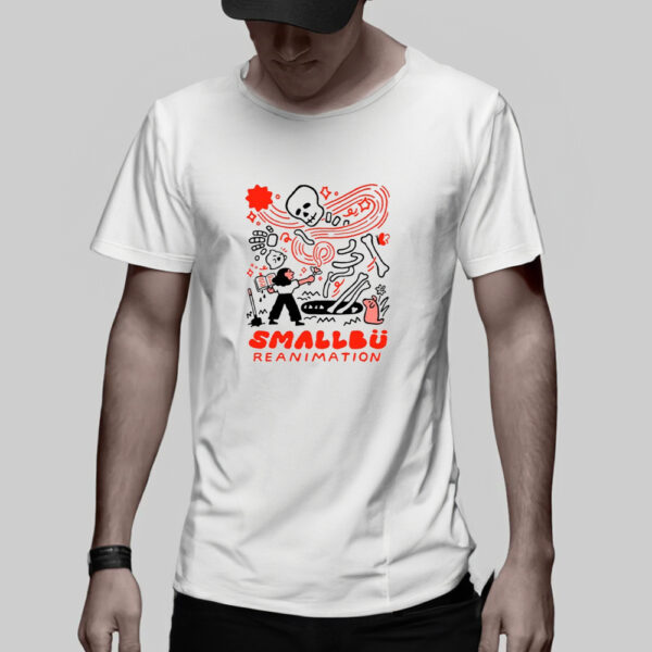 Smallbu Reanimation Skull T-Shirt5