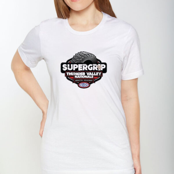 Super Crip Thunder Valley Nationals Bristol Dragway NHRA Logo T-shirt