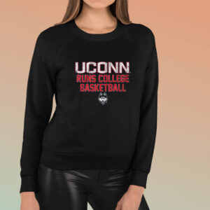 UCONN RUNS COLLEGE BASKETBALL T-SHIRT