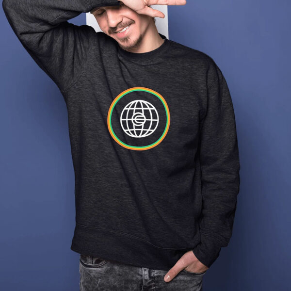 Unique Human Blockchain Globe Logo T-shirt1