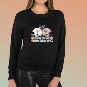 Washington Huskies Sugar Bowl Matchup Black T-Shirt