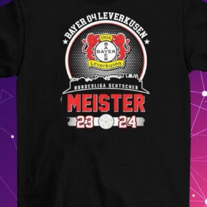 bayer 04 Leverkusen Bundesliga Deutscher Meister 2023-2024 Shirt