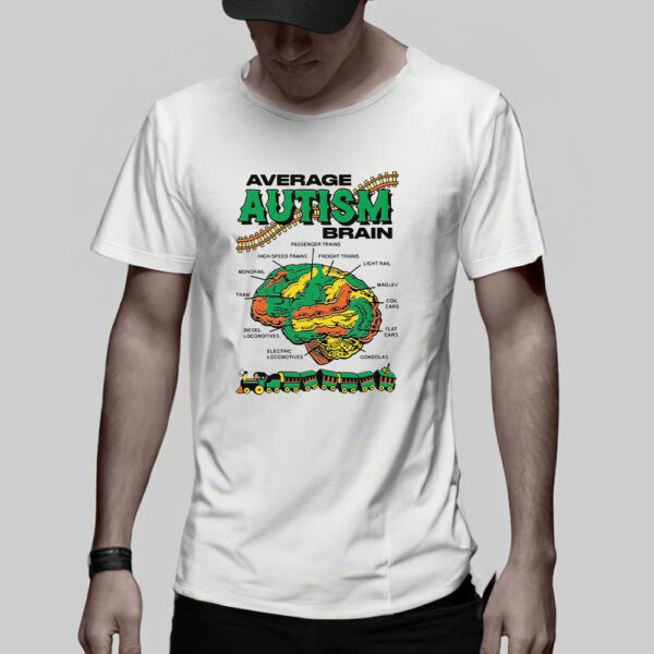 Average Autism Brain T-Shirt5