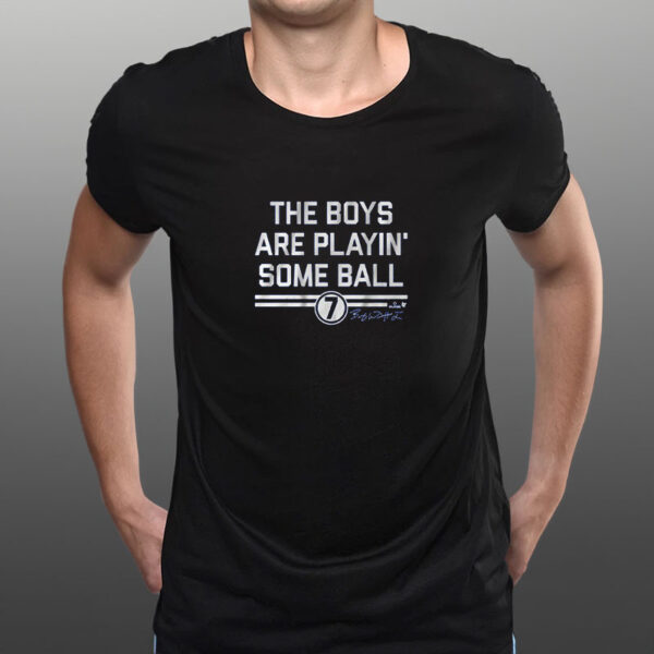 BOBBY WITT JR. THE BOYS ARE PLAYIN' SOME BALL T-SHIRT3