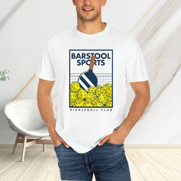 Barstool Pickleball Club T-Shirt4