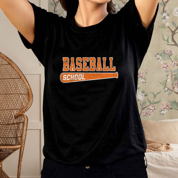 Barstool U BASEBALL SCHOOL OS T-SHIRT5