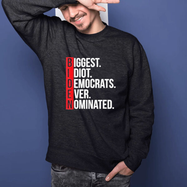 Biggest Idiot Democrats Ever Nominated Logo 2024 T-Shirt