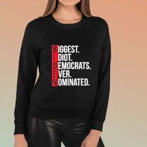 Biggest Idiot Democrats Ever Nominated Logo 2024 T-Shirt1