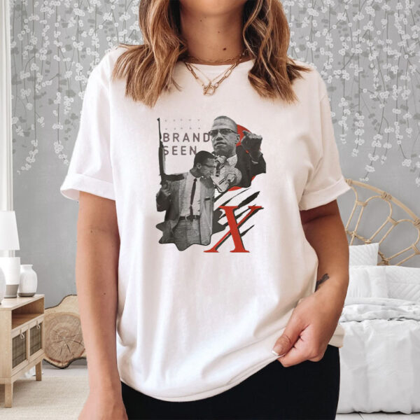 Brand Seen Malcolm X By Any Means Anthony Edwards T-Shirt3