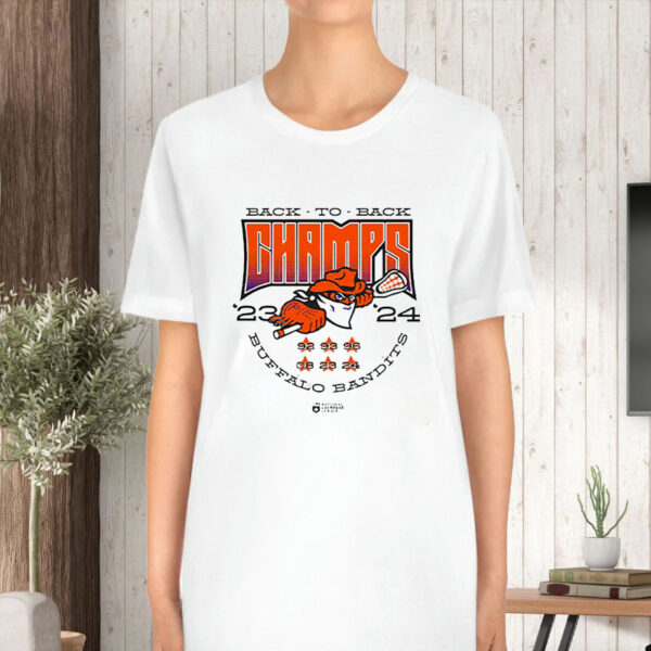 Buffalo Bandits Back-To-Back Nll Cup Champions T-Shirt5