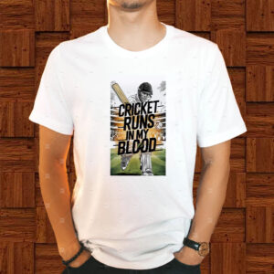 Cricket Runs In My Blood T-Shirt1