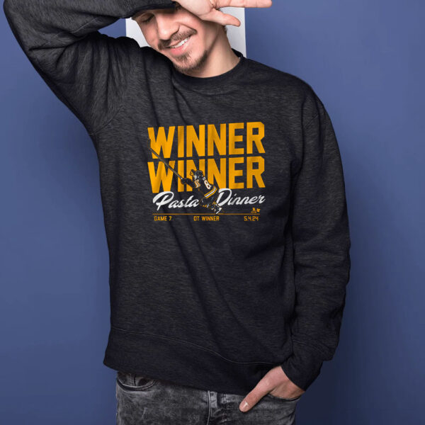 DAVID PASTRNAK WINNER WINNER PASTA DINNER T-SHIRT1