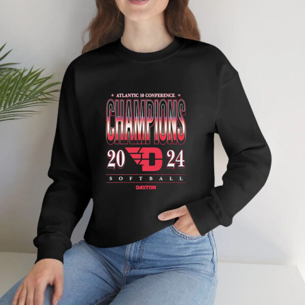 Dayton Softball 2024 Conference Tournament Champions T-Shirt4