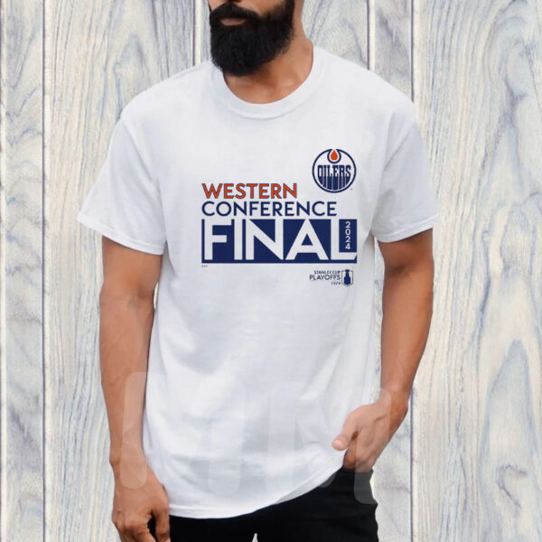 Edmonton Oilers Fanatics 2024 Western Conference Finals T-Shirt