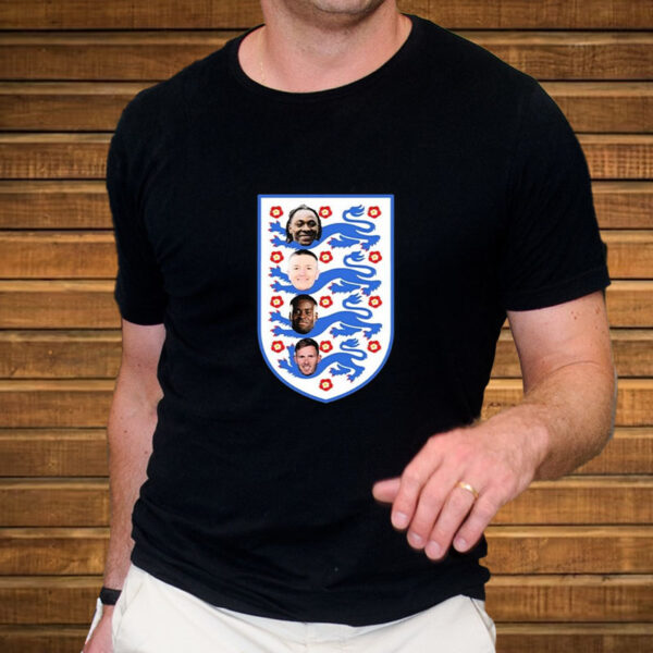 Four Lions Omari Patrick Marc Guehi England Team T-Shirt5